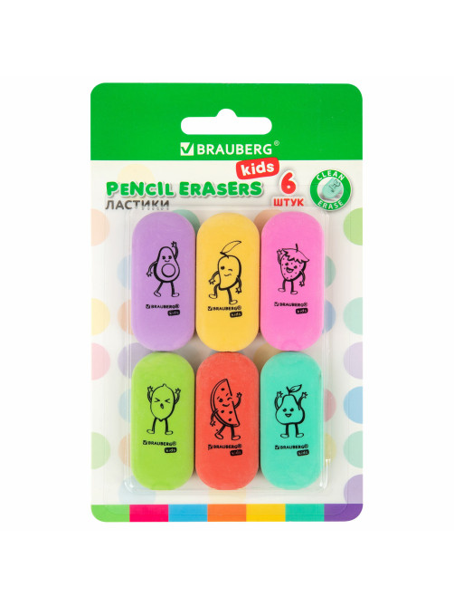 Ластики BRAUBERG KIDS 