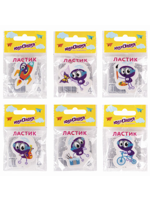 Ластик фигурный ЮНЛАНДИЯ 