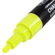 Маркер меловой CHALK LIQUID MARKER, ЖЕЛТЫЙ, 3 мм, стираемый, BRAUBERG 