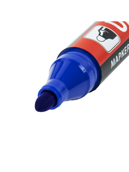 Маркер перманентный ULTRA MARKER, СИНИЙ, 3,5 мм, с клипом, BRAUBERG, 152206