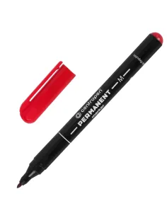 Маркер перманентный CENTROPEN 2846, КРАСНЫЙ, тонкий наконечник, 1 мм, 6 2846 9404