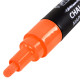 Маркер меловой CHALK LIQUID MARKER, ОРАНЖЕВЫЙ, 3 мм, стираемый, BRAUBERG 