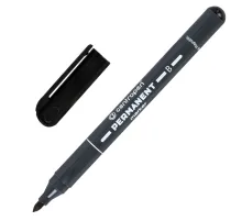 Маркер перманентный CENTROPEN 2836, ЧЕРНЫЙ, круглый наконечник, 2 мм, 6 2836 0012