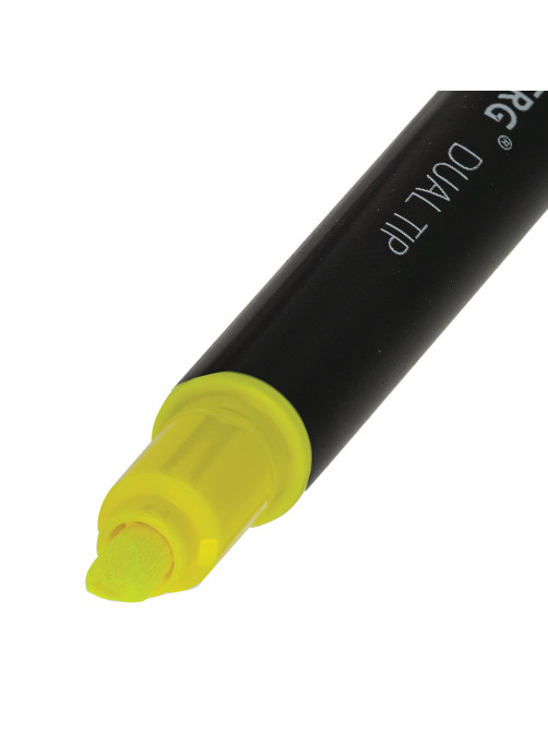 Набор текстовыделителей двусторонних BRAUBERG DUAL TIP 4 шт., АССОРТИ, линия 1-4 мм, 150845