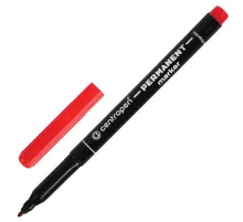 Маркер перманентный CENTROPEN 2536, КРАСНЫЙ, тонкий наконечник, 1 мм, трехгранная зона захвата, 6 2536 0104
