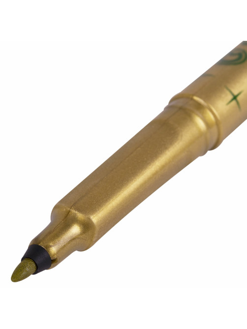 Маркер для декорирования ЗОЛОТОЙ CENTROPEN, круглый наконечник, 1 мм, 2670, 6 2670 0195