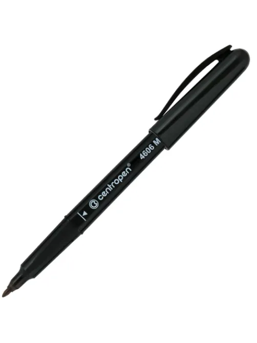 Маркер для CD и DVD ЧЕРНЫЙ CENTROPEN, трехгранная форма захвата, тонкий, 1 мм, 4606, 6 4606 0112