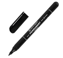 Маркер перманентный CENTROPEN 2846, ЧЕРНЫЙ, тонкий наконечник, 1 мм, 6 2846 9412