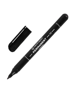 Маркер перманентный CENTROPEN 2846, ЧЕРНЫЙ, тонкий наконечник, 1 мм, 6 2846 9412