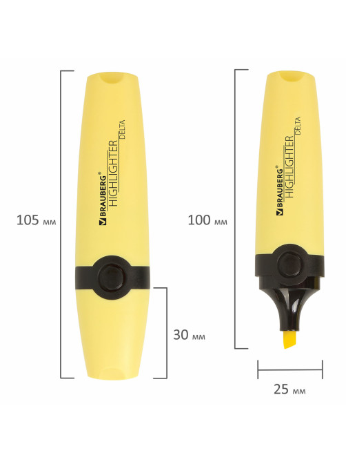Набор текстовыделителей BRAUBERG 4 шт., АССОРТИ, 