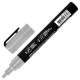 Маркер меловой CHALK LIQUID MARKER, СЕРЕБРИСТЫЙ, 3 мм, стираемый, BRAUBERG 