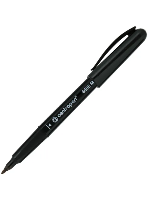 Маркер для CD и DVD ЧЕРНЫЙ CENTROPEN, трехгранная форма захвата, тонкий, 1 мм, 4606, 6 4606 0112