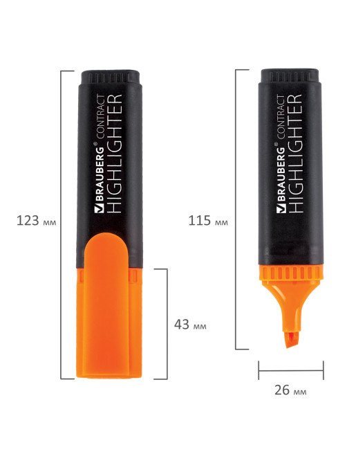 Текстовыделитель BRAUBERG 