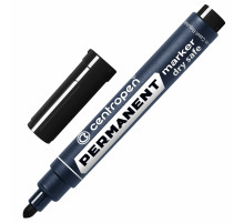 Маркер перманентный CENTROPEN 8510, ЧЕРНЫЙ, круглый наконечник, 2,5 мм, 8510, 5 8510 0112