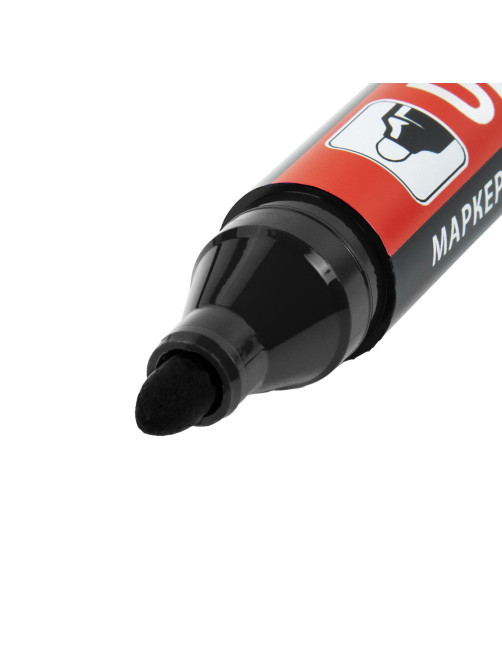 Маркер перманентный ULTRA MARKER, ЧЕРНЫЙ, 3,5 мм, с клипом, BRAUBERG, 152204