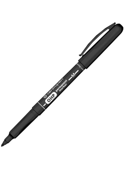Маркер перманентный для любой гладкой поверхности ЧЕРНЫЙ CENTROPEN 