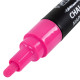 Маркер меловой CHALK LIQUID MARKER, РОЗОВЫЙ, 3 мм, стираемый, BRAUBERG 