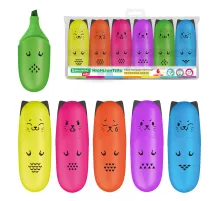 Набор текстовыделителей мини 6 ЦВЕТОВ BRAUBERG KIDS 