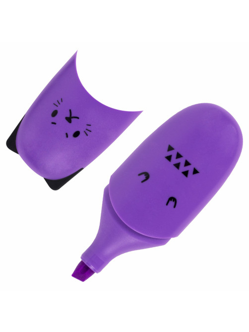 Набор текстовыделителей мини 6 ЦВЕТОВ BRAUBERG KIDS 