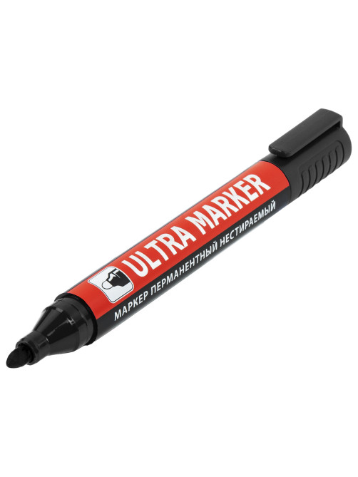Маркеры перманентные BRAUBERG ULTRA MARKER, НАБОР 4 ЦВЕТА, круглый наконечник 3,5 мм, 152208