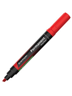 Маркер перманентный CENTROPEN 8576, КРАСНЫЙ, скошенный наконечник, 1-4,6 мм, 585760104