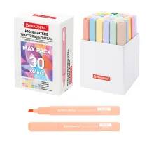 Набор текстовыделителей 30 ЦВЕТОВ BRAUBERG 