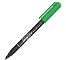 Маркер перманентный CENTROPEN 2846, ЗЕЛЕНЫЙ тонкий наконечник, 1 мм, 628469410