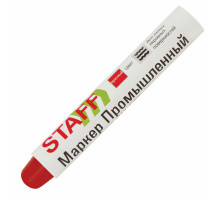 Маркер для промышленной маркировки STAFF ПМ-100 твердый, КРАСНЫЙ, -20 до +40С, 150814