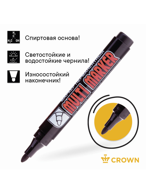 Маркер перманентный CROWN 