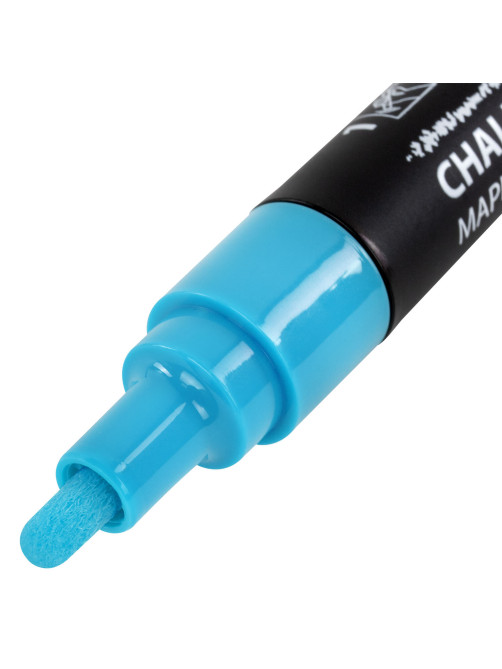 Маркеры меловые CHALK LIQUID MARKER, НЕОН, НАБОР 8 ЦВЕТОВ, 3 мм, стираемые, BRAUBERG 