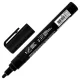 Маркер меловой CHALK LIQUID MARKER, ЧЕРНЫЙ, 3 мм, стираемый, BRAUBERG 