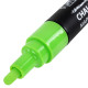 Маркер меловой CHALK LIQUID MARKER, ЗЕЛЕНЫЙ, 3 мм, стираемый, BRAUBERG 