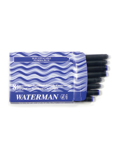 Картриджи чернильные WATERMAN, комплект 8 шт., синие, S0110860