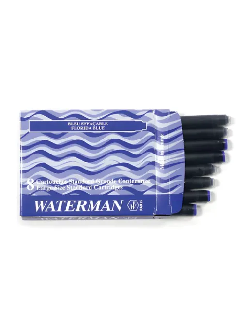 Картриджи чернильные WATERMAN, комплект 8 шт., синие, S0110860