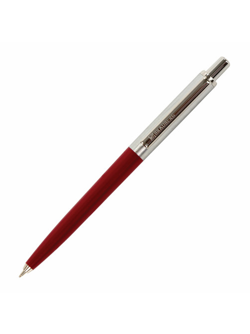 Ручка подарочная шариковая BRAUBERG Soprano, СИНЯЯ, корпус серебристый с бордовым, 0,5мм, 143485