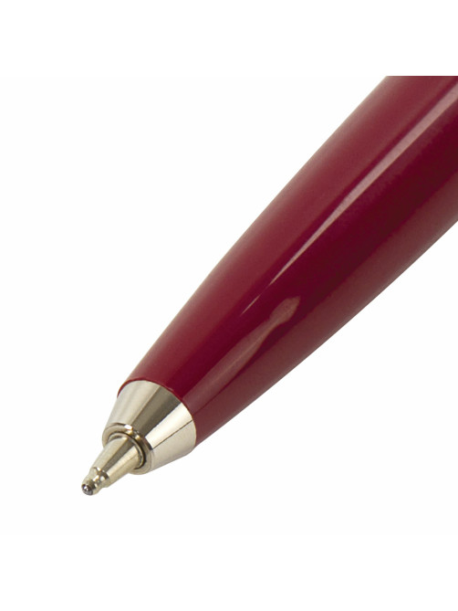 Ручка подарочная шариковая BRAUBERG Soprano, СИНЯЯ, корпус серебристый с бордовым, 0,5мм, 143485