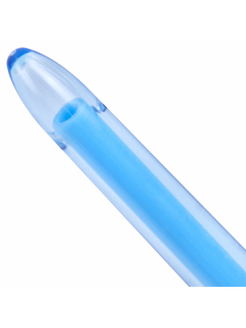 Ручка гелевая BRAUBERG DIAMOND PASTEL, СИНЯЯ, корпус ассорти, игольчатый узел 0,5 мм, линия письма 0,25 мм, 144133