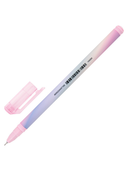 Ручка гелевая BRAUBERG GRADE PASTEL, СИНЯЯ, игольчатый узел 0,5 мм, линия письма 0,3 мм, 144284