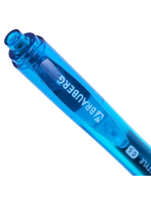 Ручка гелевая автоматическая с грипом BRAUBERG 
