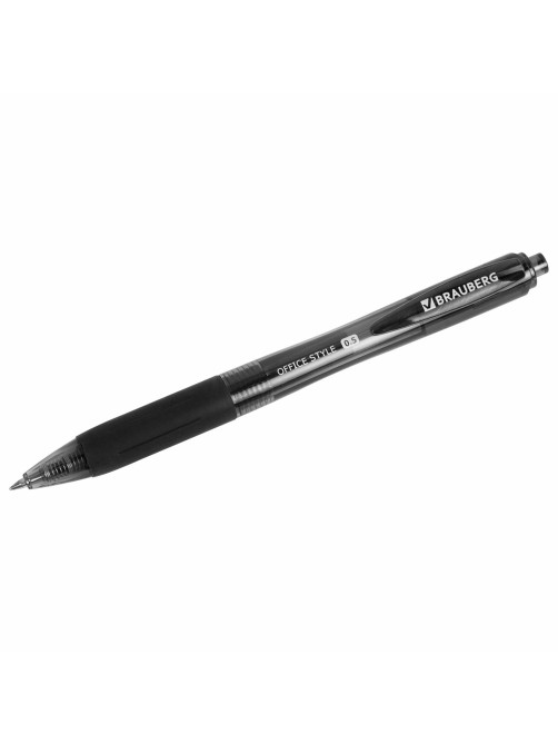 Ручка гелевая автоматическая с грипом BRAUBERG 
