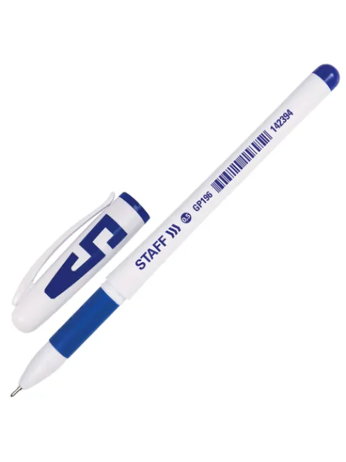 Ручка гелевая с грипом STAFF 