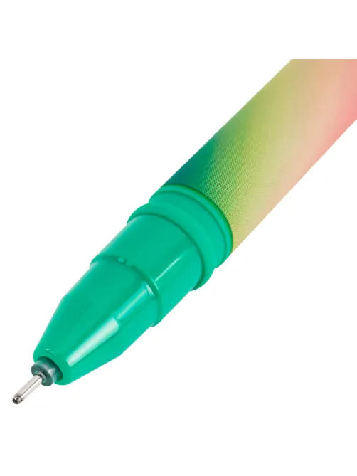 Ручка гелевая BRAUBERG GRADE NEON, ЧЕРНАЯ, игольчатый узел 0,5 мм, линия письма 0,3 мм, 144285