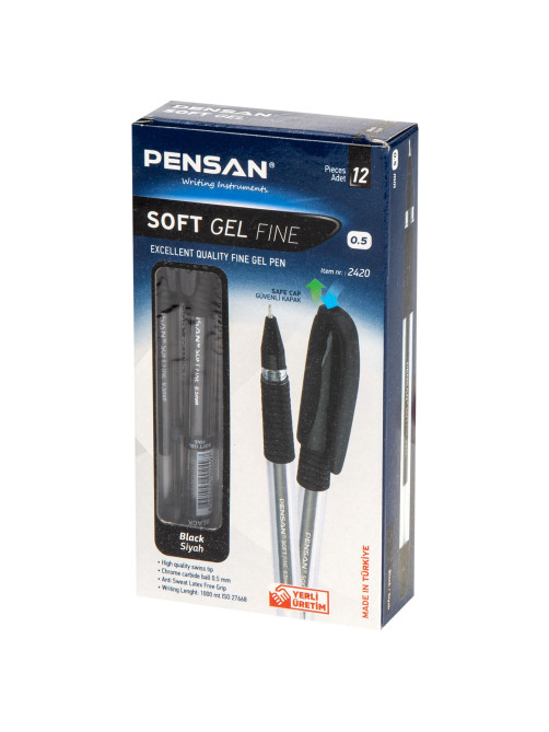 Ручка гелевая с грипом PENSAN 