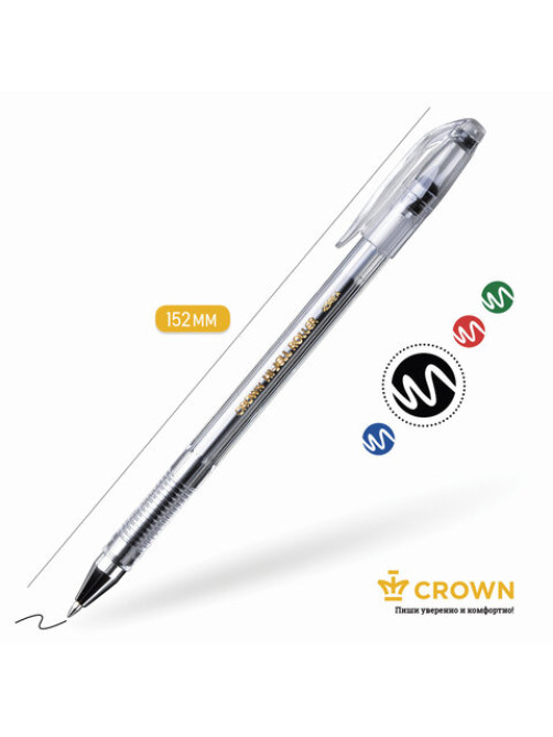 Ручка гелевая CROWN 