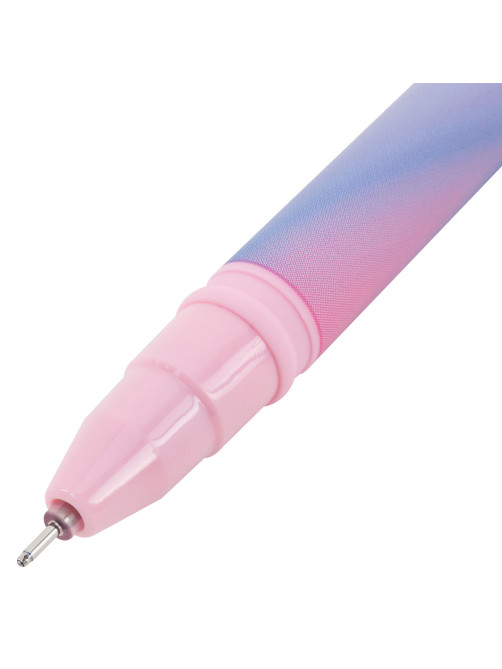 Ручка гелевая BRAUBERG GRADE PASTEL, СИНЯЯ, игольчатый узел 0,5 мм, линия письма 0,3 мм, 144284