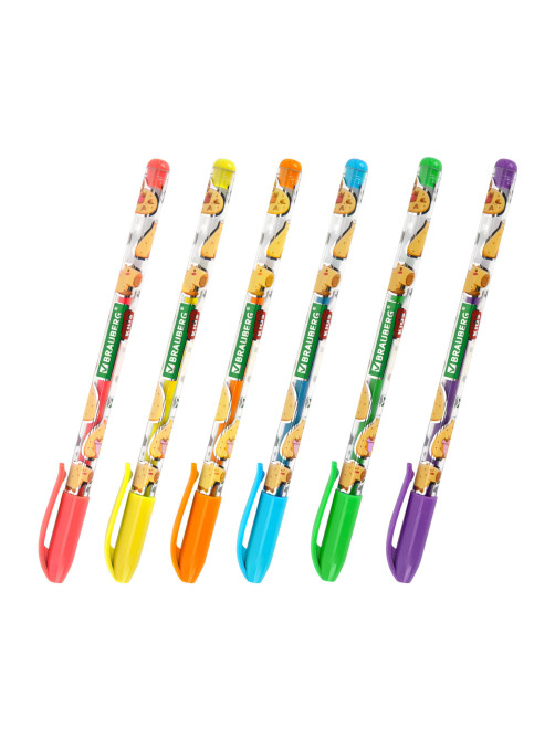 Ручки гелевые НЕОНОВЫЕ BRAUBERG KIDS 