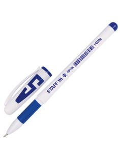 Ручка гелевая с грипом STAFF 