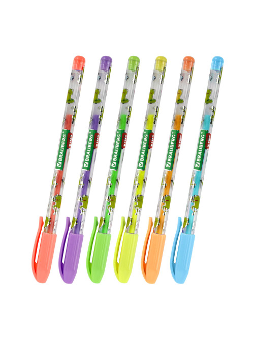 Ручки гелевые ПАСТЕЛЬНЫЕ BRAUBERG KIDS 