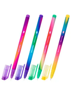 Ручка гелевая BRAUBERG GRADE NEON, ЧЕРНАЯ, игольчатый узел 0,5 мм, линия письма 0,3 мм, 144285