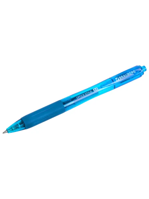 Ручка гелевая автоматическая с грипом BRAUBERG 